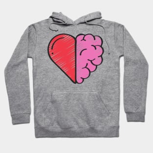 Brain and Heart Hoodie